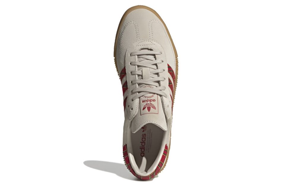 (WMNS) adidas Sambarose 'Clear Brown Scarlet Collegiate Green' FU9746 - Image 4