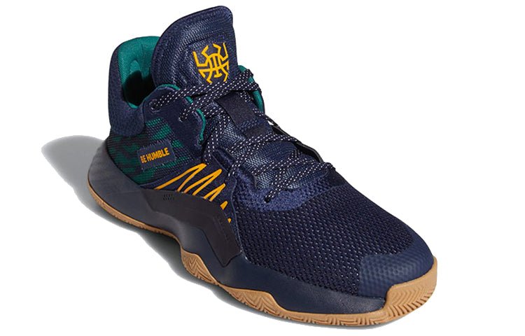 adidas D.O.N. Issue #1 GCA 'Navy Green Yellow' FV5596 - Image 2