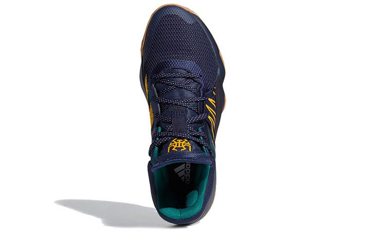 adidas D.O.N. Issue #1 GCA 'Navy Green Yellow' FV5596 - Image 4