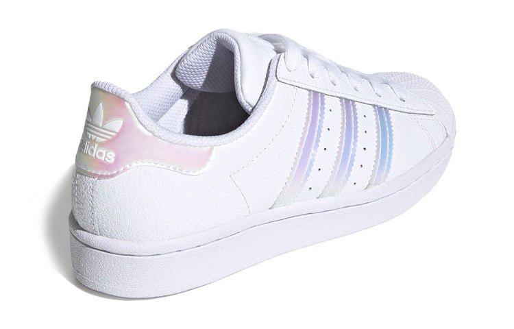 (GS) adidas Originals Superstar Shoes 'White Metallic Silver' FW0813 - Image 4