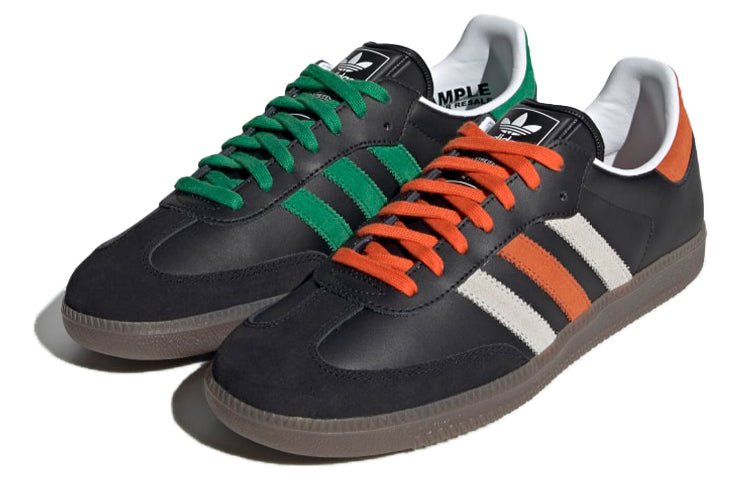 adidas Samba 'Core Black Orange Cloud White' FW5386 - Image 5