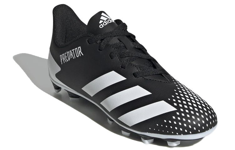 (GS) adidas Predator 20.4 MG 'Black White' FW9221 - Image 3