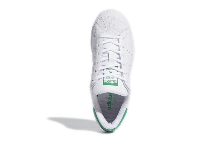 (GS) adidas Superstar Stan Smith J 'Cloud White Green' FX1014 - Image 4