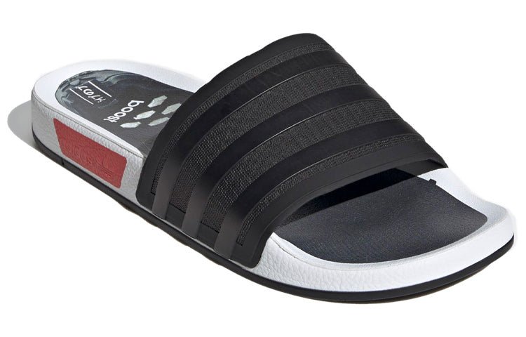 adidas Adilette Slides Premium 'NMD_R1' FX4380 - Image 3