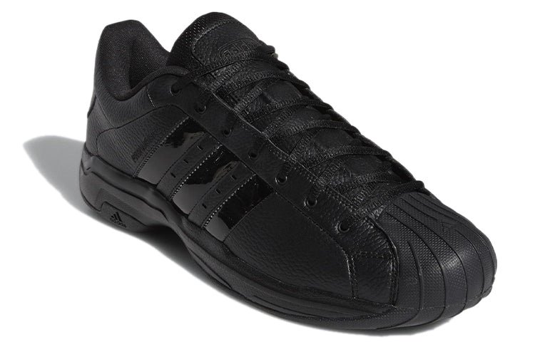 adidas Pro Model 2G Low 'Triple Black' FX7100 - Image 3