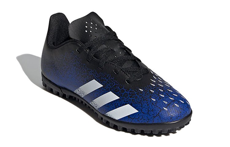 (GS) adidas Predator Freak.4 Turf Boots 'Black Blue' FY0635 - Image 3