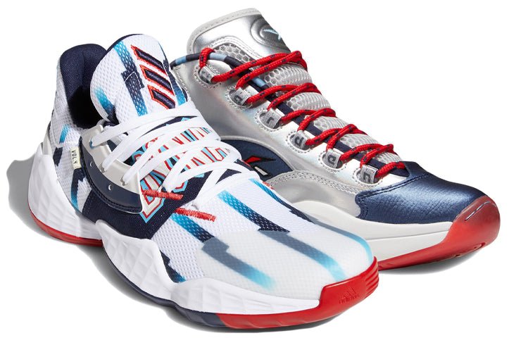 adidas Harden x Reebok Iverson 'White Blue Red' FY0842RBK - Image 3