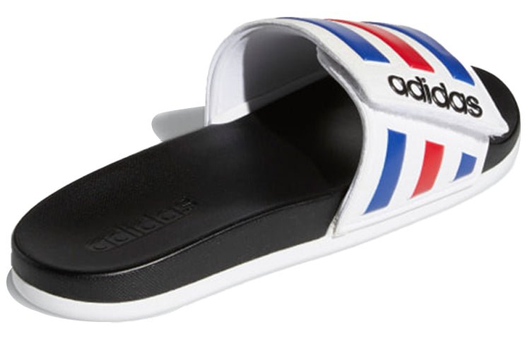 adidas Adilette Comfort Adjustable Slide 'White Royal Scarlet' FY8095 - Image 4
