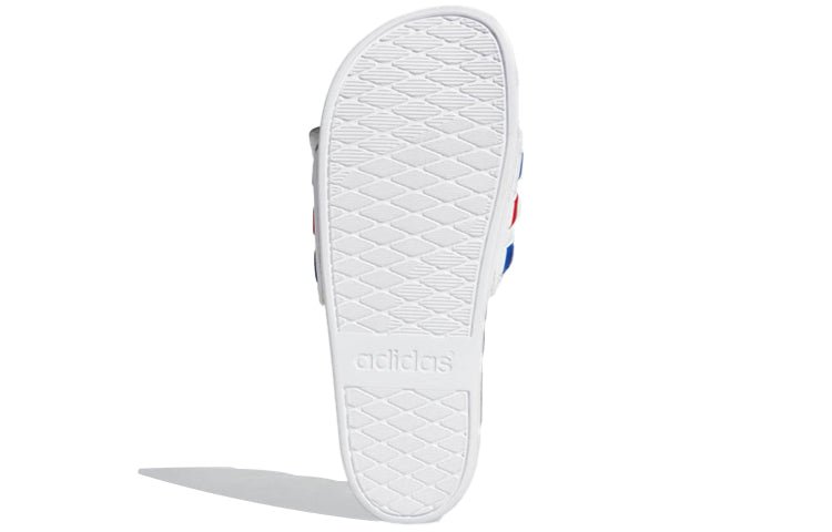 adidas Adilette Comfort Adjustable Slide 'White Royal Scarlet' FY8095 - Image 6