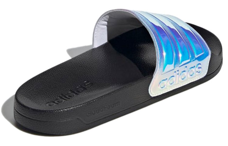 (WMNS) adidas Adilette Shower Slides For Laser Slippers Multi-color 'Black' FY8178 - Image 4