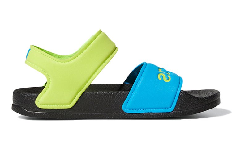 (GS) adidas Adilette Sandal K Blue Green Sandals 'Blue Green' FY8850 - Image 2