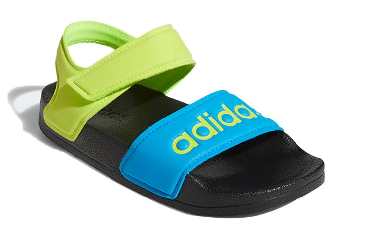 (GS) adidas Adilette Sandal K Blue Green Sandals 'Blue Green' FY8850 - Image 3