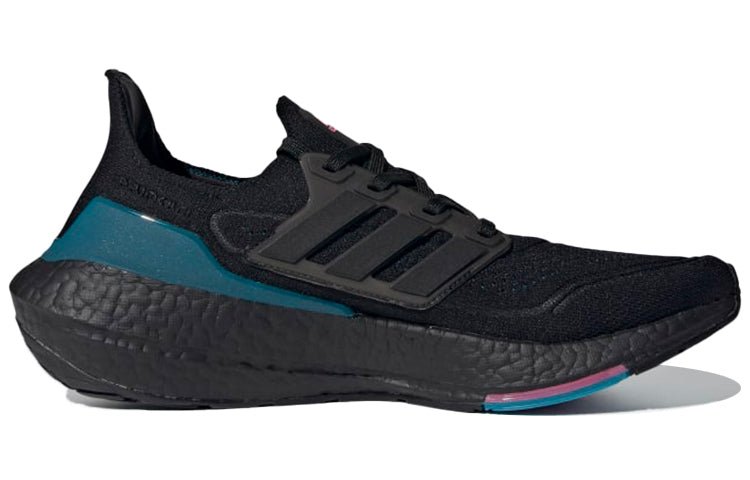 adidas Ultraboost 21 'Black Active Teal' FZ1921 - Image 2