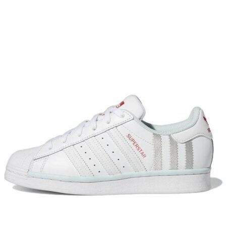 (GS) adidas originals Superstar 'White Almost Blue' FZ6254