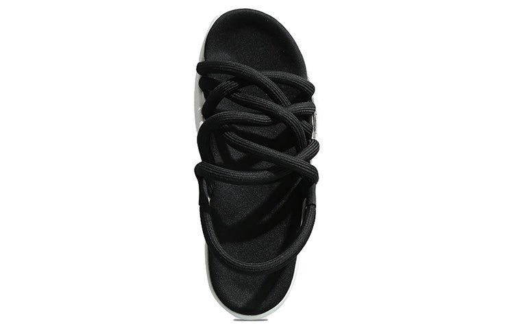 (WMNS) adidas Originals Adilette Noda Shoes 'Black White' FZ6438 - Image 5