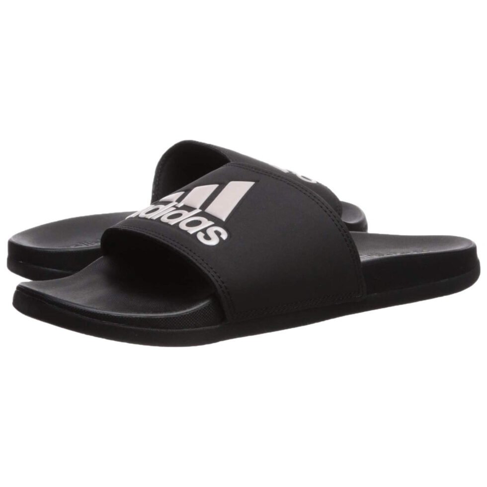 (WMNS) adidas Adilette 'Black White' G54140 - Image 2