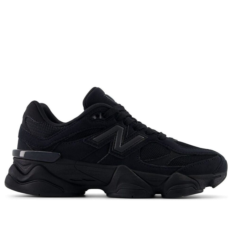 (GS) New Balance 9060 'Triple Black' GC9060BB - Image 2