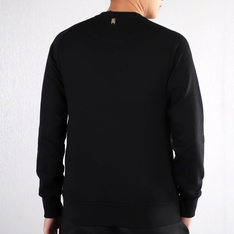 adidas Manchester United Soccer/Football Sports Round Neck Pullover Black GH0029 - Image 4