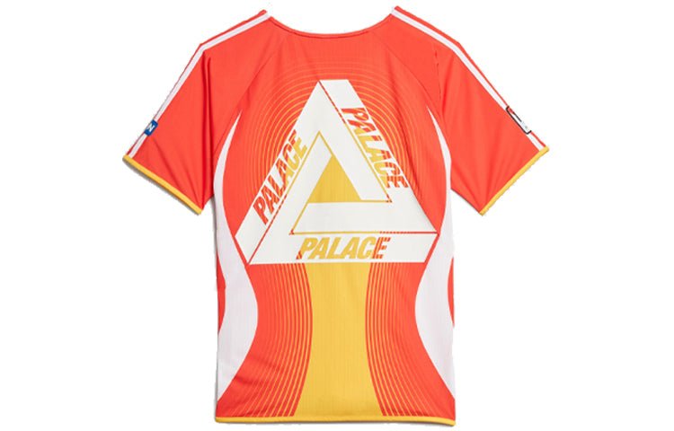 adidas x Palace Soccer/Football Sports Short Sleeve Couple Style Orange Red GL7170 - Image 2