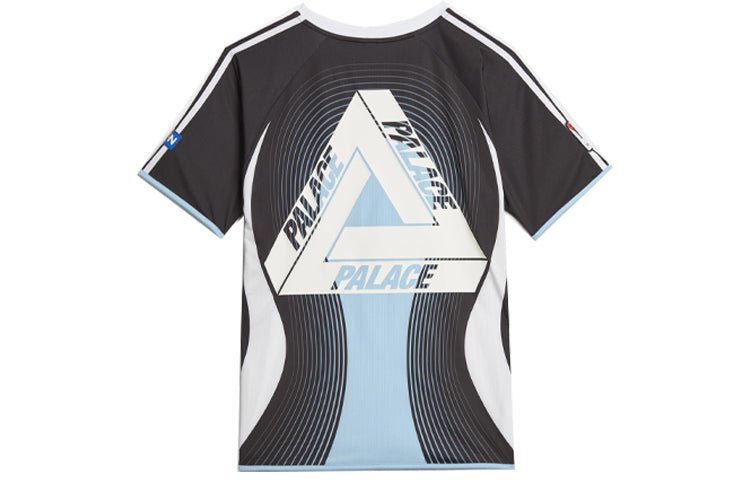 adidas x Palace Sports Soccer/Football Short Sleeve Couple Style Black GL7171 - Image 2