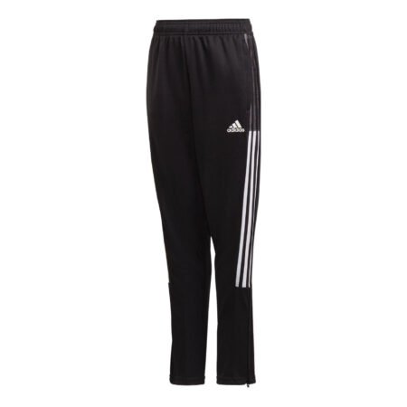 (GS) adidas Kids Tiro 21 Track Soccer Pants Asia Sizing 'Black White' GM7374