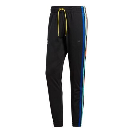 adidas Harden Fle Pant Basketball polar fleece Bundle Feet Sports Long Pants Black GP8111