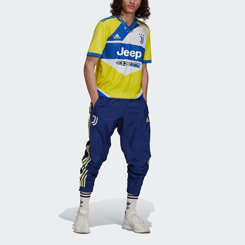 Men's adidas Training Sports Short Sleeve Soccer/Football Jersey Asia Sizing SW Fan Edition 21-22 Season Juventus Away Yellow GS1439 - Image 3