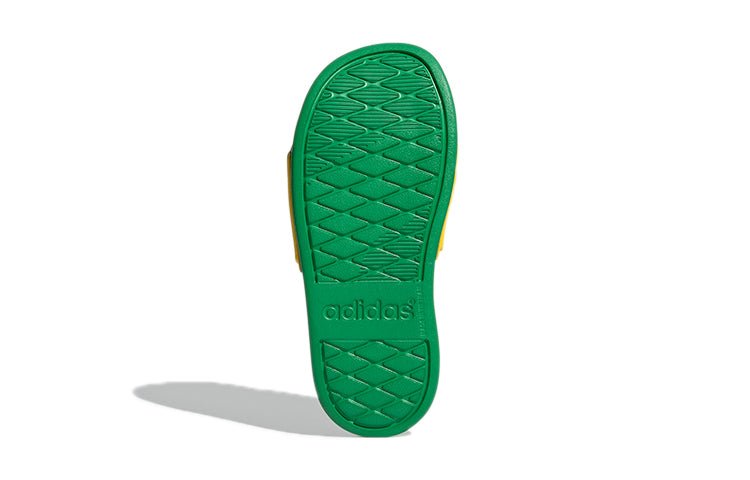 (GS) adidas LEGO x Adilette Slide 'Equipment Yellow Green' GV8233 - Image 6