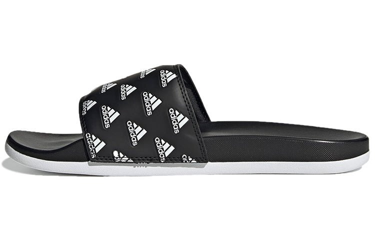 adidas Adilette Comfort Slide 'Repeat Logo - Black' GV9735 - Image 2