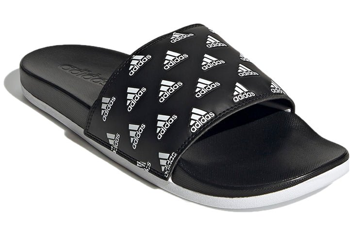 adidas Adilette Comfort Slide 'Repeat Logo - Black' GV9735 - Image 4