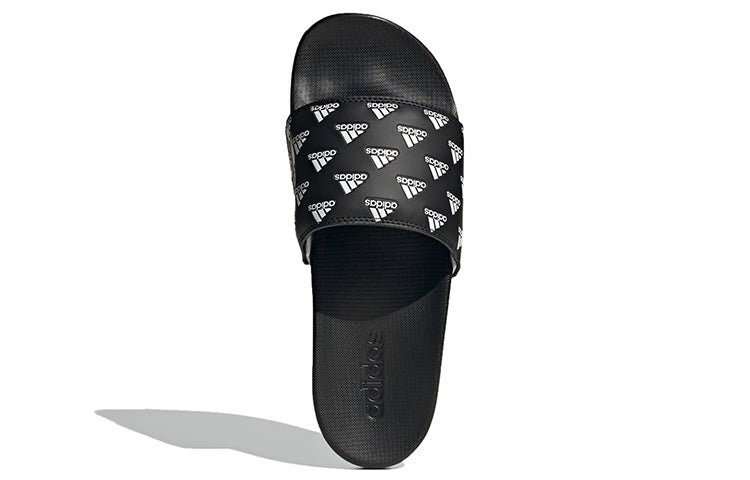 adidas Adilette Comfort Slide 'Repeat Logo - Black' GV9735 - Image 6