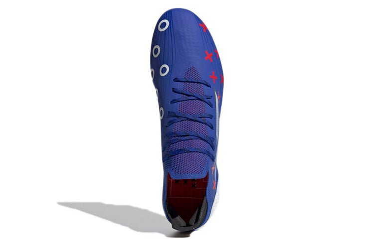 adidas X Speedflow.1 11/11 FG 'Bold Blue Vivid Red' GW0744 - Image 5