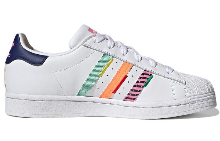 (WMNS) adidas originals Superstar 'White Multi' GW9783 - Image 2