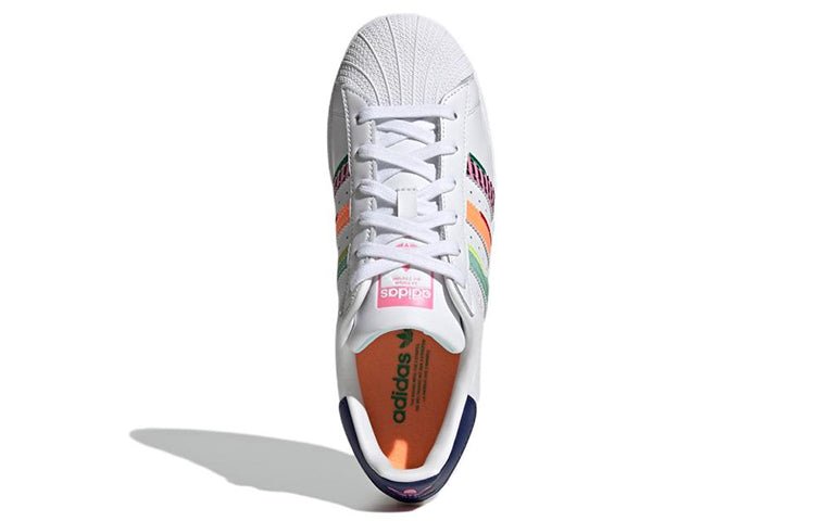 (WMNS) adidas originals Superstar 'White Multi' GW9783 - Image 5