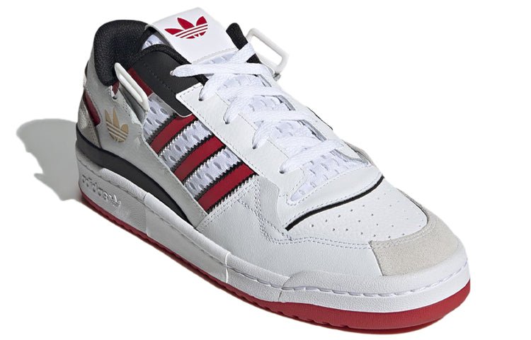 adidas Forum Exhibit Low 'White Scarlet' GX1523 - Image 3
