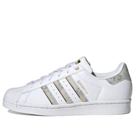(WMNS) adidas Superstar 'White Gold Metallic' GX1839