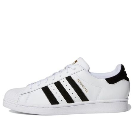adidas originals Superstar Non-Slip Lightweight Casual Skate Shoes White Black Unisex 'White Black' GX3775