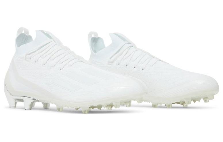 adidas Adizero Primeknit Cleats 'White Silver Metallic' GX5420 - Image 3