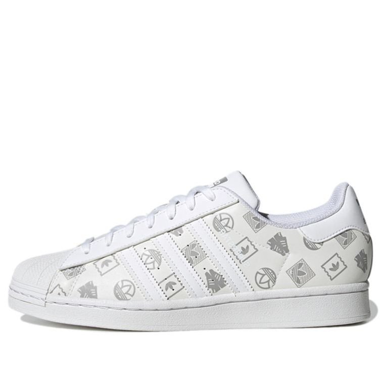 adidas originals Unisex Superstar Sneakers Silver/Grey GX8413
