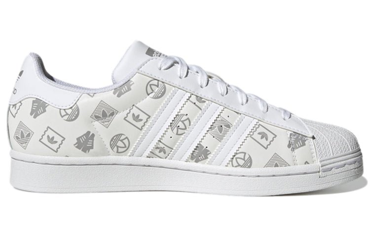 adidas originals Unisex Superstar Sneakers Silver/Grey GX8413 - Image 2