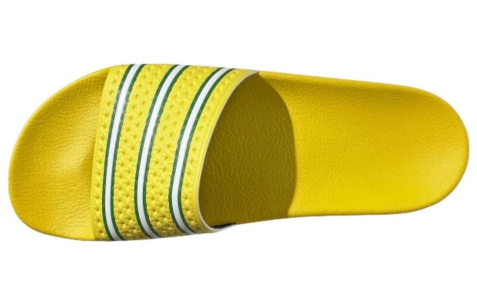 adidas Adilette Slide 'Team Yellow Green' GX9895 - Image 4