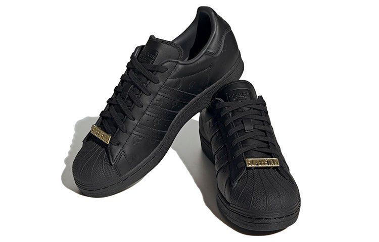 adidas Superstar 'Allover Debossed Trefoils - Black' GY0026 - Image 3