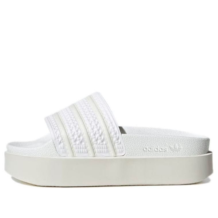 (WMNS)adidas Adilette Bonega Slides 'Triple White' GY0886