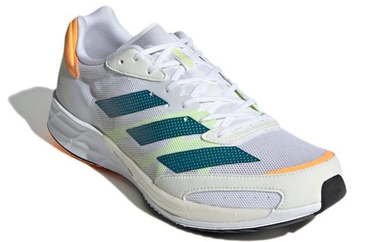 adidas Adizero Adios 6 'White Teal Flamingo Orange' GY0894 - Image 3