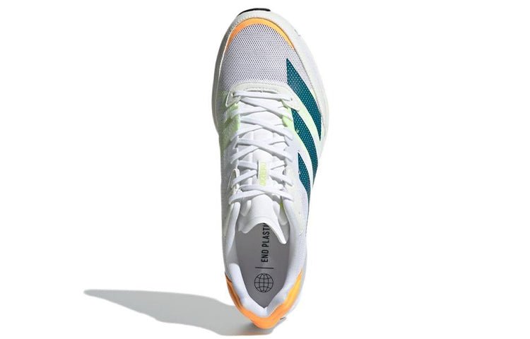 adidas Adizero Adios 6 'White Teal Flamingo Orange' GY0894 - Image 5
