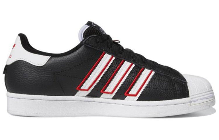adidas Superstar 'Black White Vivid Red' GY0998 - Image 2
