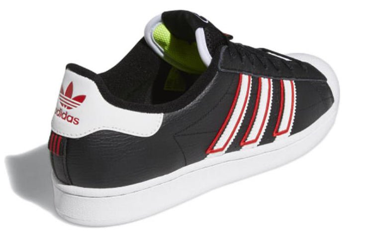 adidas Superstar 'Black White Vivid Red' GY0998 - Image 4