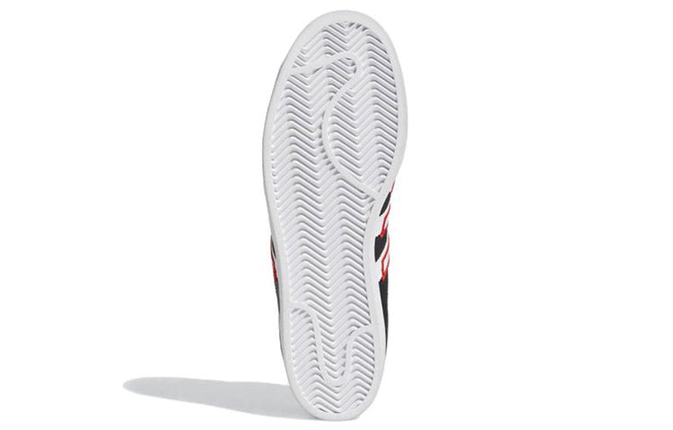 adidas Superstar 'Black White Vivid Red' GY0998 - Image 6