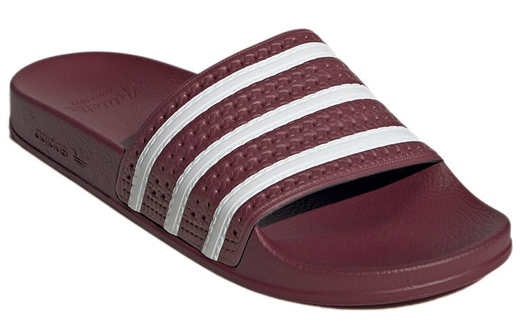 adidas Adilette Slides 'Quiet Crimson' GY1308 - Image 3
