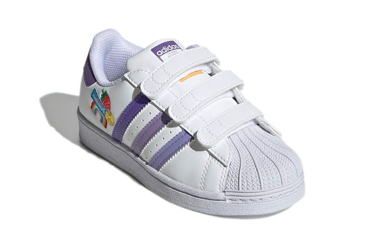 (PS) adidas Superstar CF C 'Fruits & Rainbow Patches' GY3314 - Image 3
